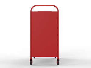 generic cart library transport 02 3D 模型