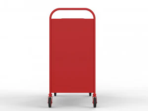 generic cart library transport 02 3D Model