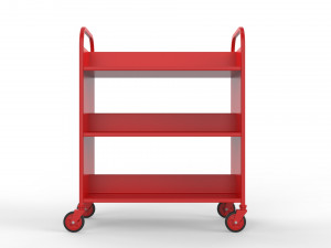 generic cart library transport 02 3D 模型