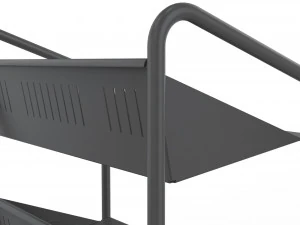 generic cart library transport 03 3D Model