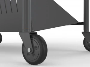 generic cart library transport 03 3D Model
