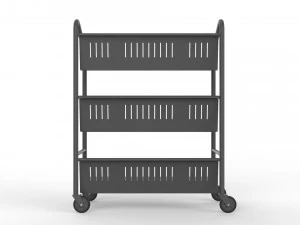 generic cart library transport 03 3D Model