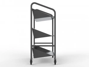 generic cart library transport 03 3D Model