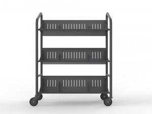 generic cart library transport 03 3D Model