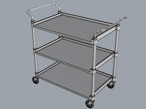 generic cart transport big 01 3D 모델