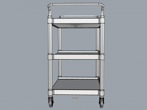 generic cart transport big 01 3D 모델