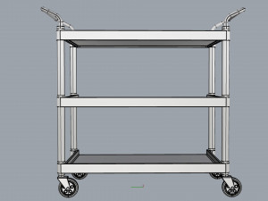 generic cart transport big 01 3D 모델