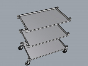generic cart transport big 01 3D 모델