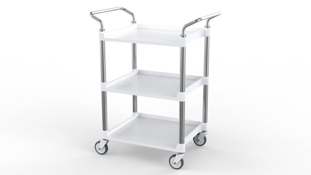 generic cart transport small 01 3D Model .c4d .max .obj .3ds .fbx .stl .blend 