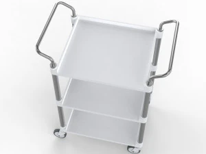 generic cart transport small 01 3D Model