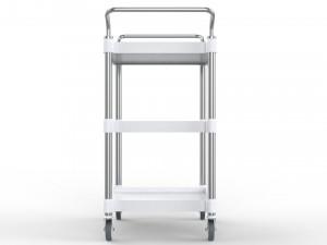 generic cart transport small 01 3D Model