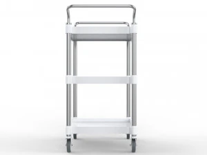 generic cart transport small 01 3D Model