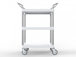 generic cart transport small 01 3D Model