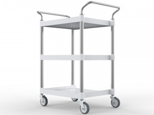 generic cart transport small 01 3D Model
