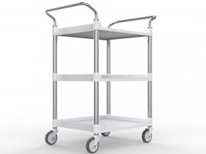 generic cart transport small 01 3D Model