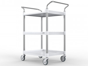 generic cart transport small 01 3D Model