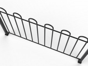 fence metal 01 Modèle 3D