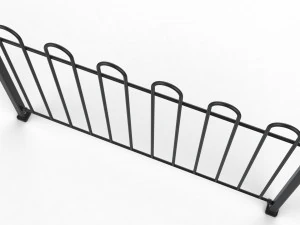 fence metal 01 3D Model