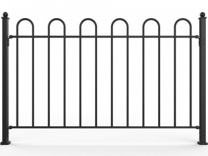 fence metal 01 Modèle 3D