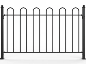 fence metal 01 3D Model