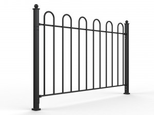 fence metal 01 Modèle 3D