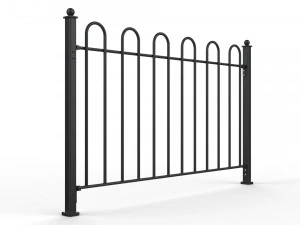 fence metal 01 3D Model