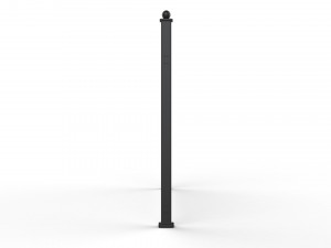 fence metal 01 Modèle 3D
