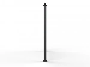 fence metal 01 3D Model