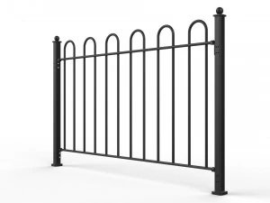fence metal 01 3D Model