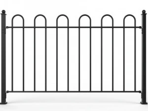fence metal 01 3D Model