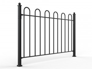 fence metal 01 Modèle 3D