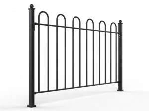 fence metal 01 3D Model