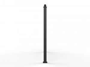 fence metal 01 3D Model