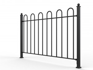 fence metal 01 Modèle 3D
