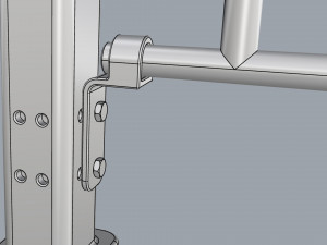 fence metal 01 Modèle 3D