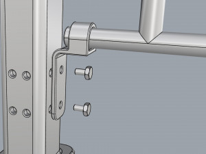 fence metal 01 Modèle 3D
