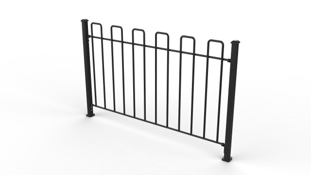 fence metal 02 3Dモデル .c4d .max .obj .3ds .fbx .stl .blend 