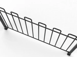 fence metal 02 3D Model