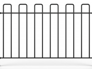 fence metal 02 3Dモデル