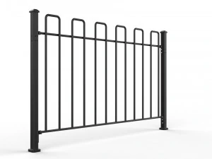 fence metal 02 3D Model