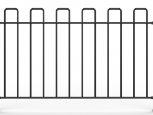 fence metal 02 3Dモデル