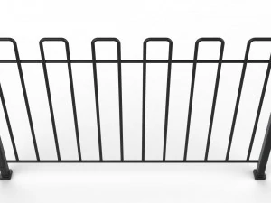 fence metal 02 3D Model