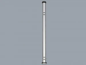 fence metal 02 3D Model