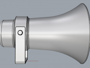 outdoor megaphone 01 Modèle 3D