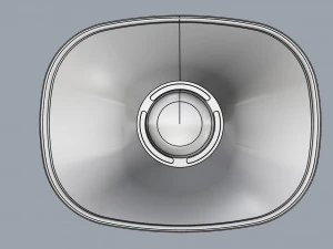 outdoor megaphone 02 3D Model