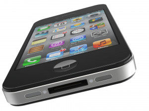 apple iphone 4 black 3D मॉडल