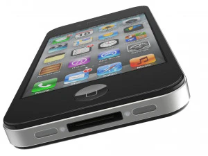 apple iphone 4 black 3D Model