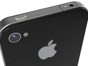 apple iphone 4 black 3D मॉडल