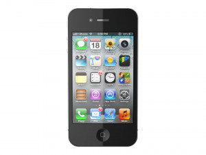 apple iphone 4 black 3D मॉडल