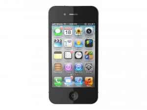 apple iphone 4 black 3D Model
